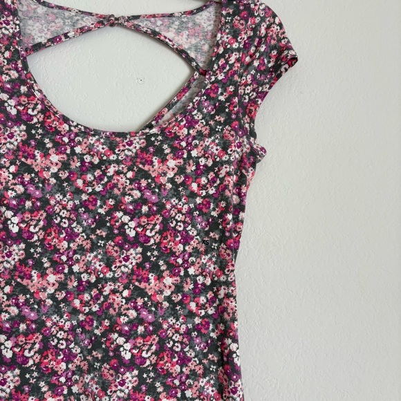 American Eagle Floral Maxi Dress with sleeves- size small NWOT - Picture 6 of 11